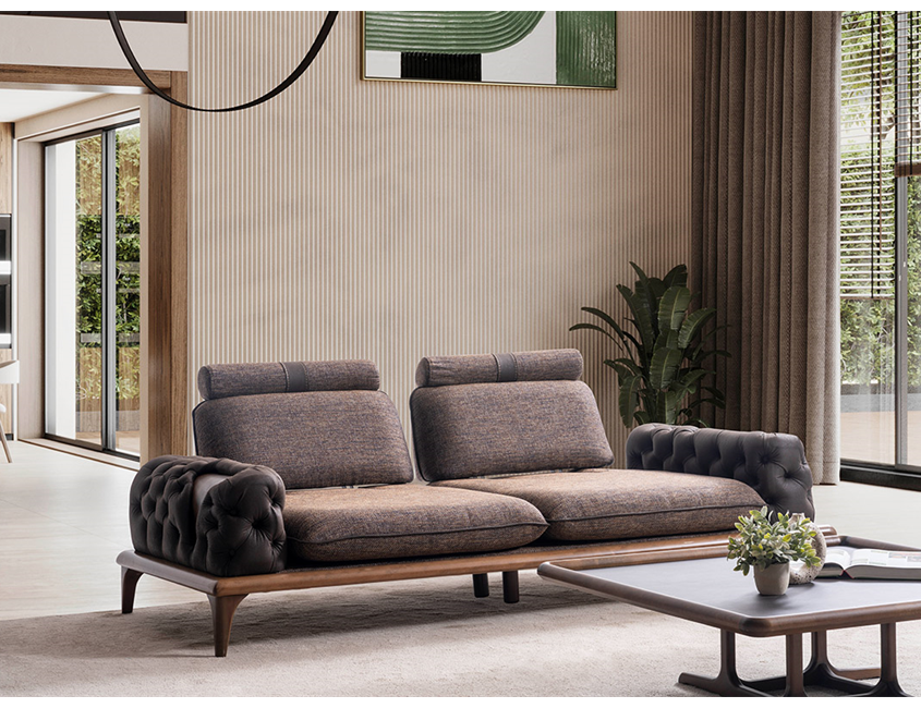 Pisa Sofa Set(Wooden Leg)