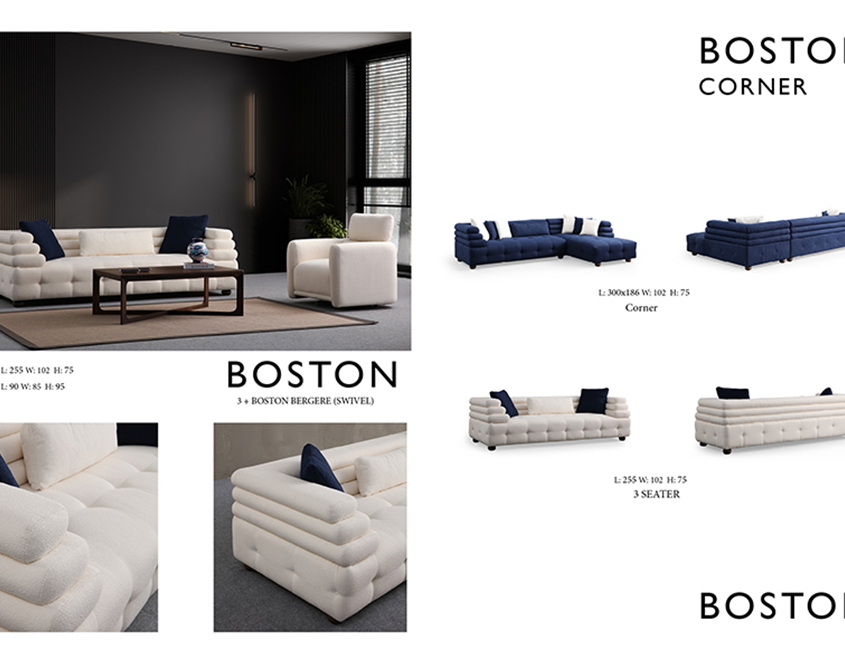 Boston 3 Seat Sofa