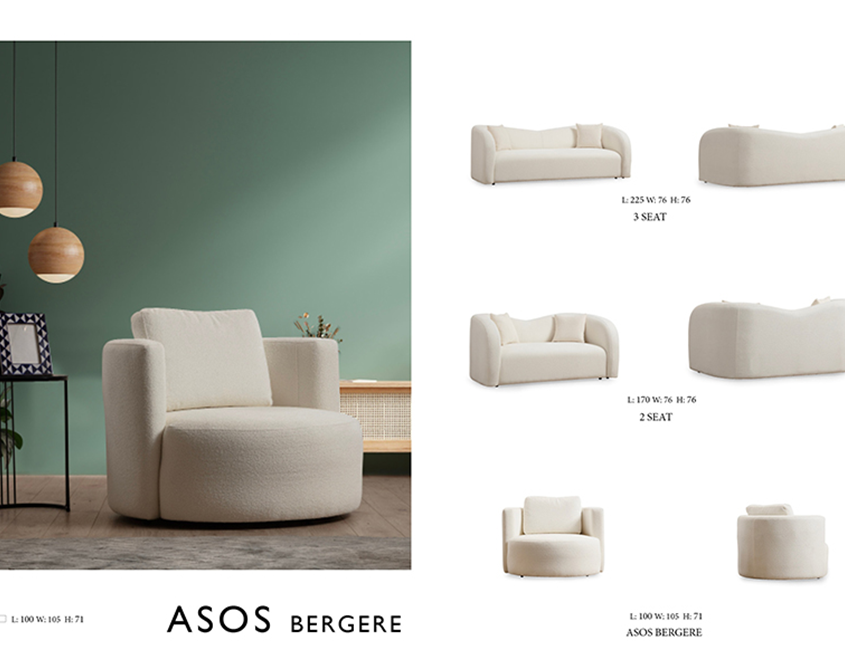 Asos 3 Seat Sofa