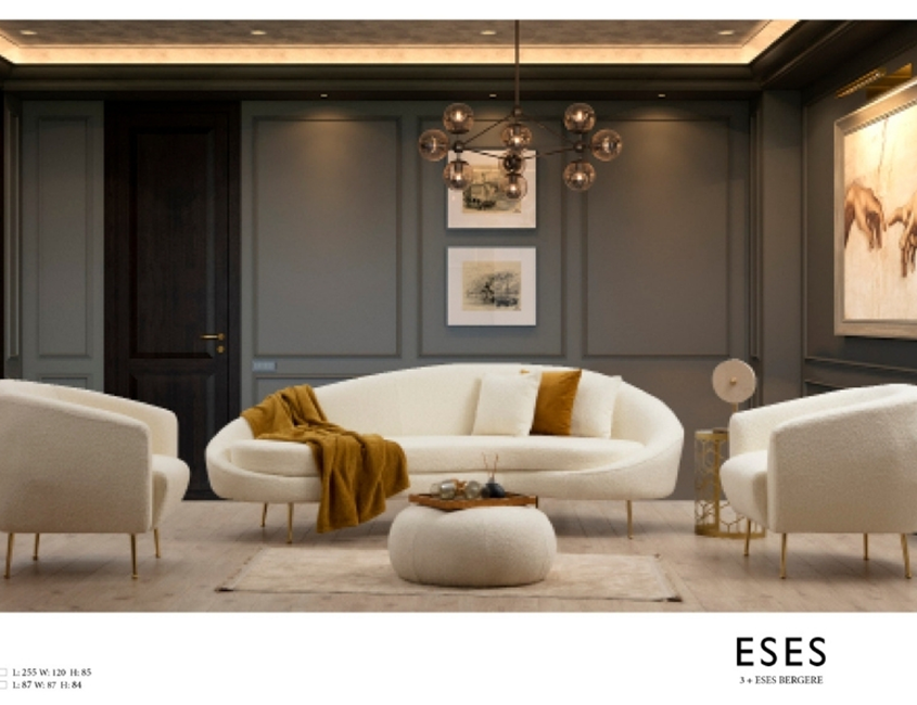 Eses 3 Seat Sofa