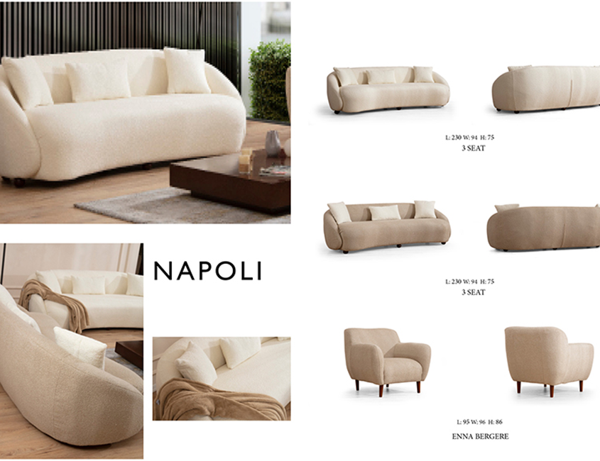 Napoli 3 Seat Sofa