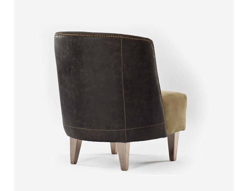 Sinderella Leather/Fabric Armchair