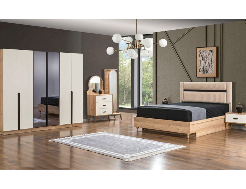 SENA 2 MIRRORED BEDROOM SET