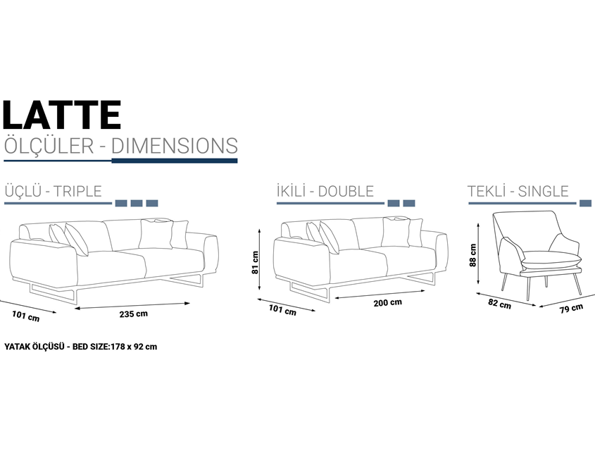 Latte Koltuk Takımı