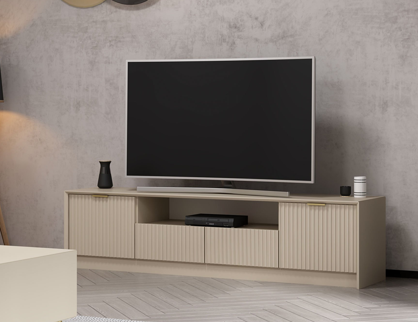 Kale Luxe Tv Unit 180Cm - Sandstone