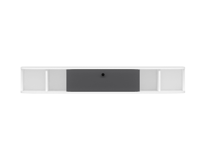 Gala Wall-Mounted Tv Unit - White/Anthracite