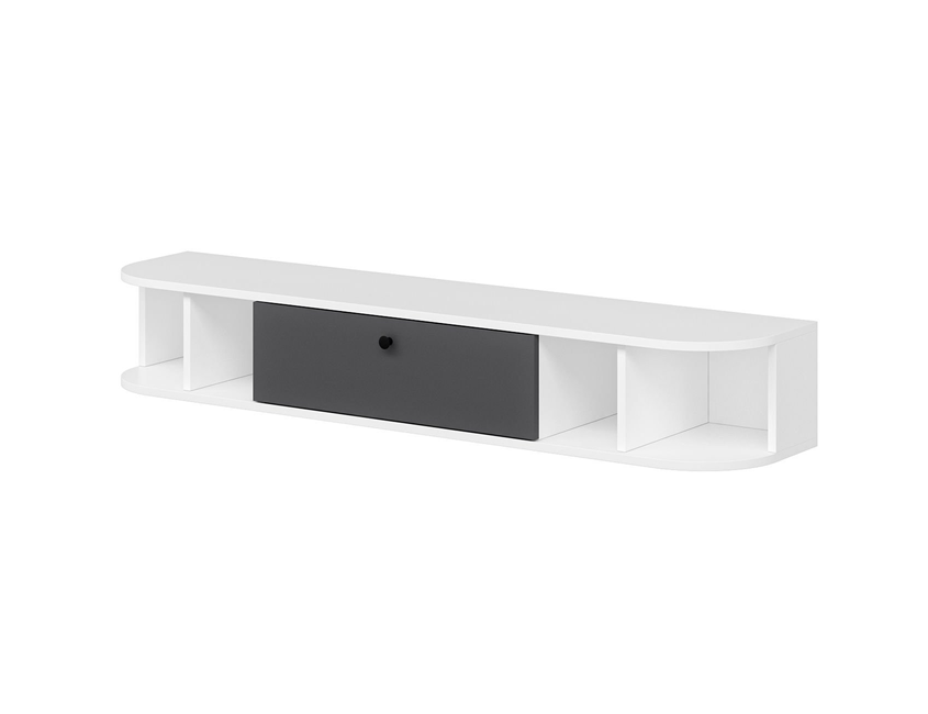 Gala Wall-Mounted Tv Unit - White/Anthracite