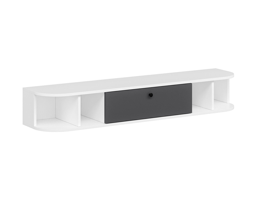 Gala Wall-Mounted Tv Unit - White/Anthracite