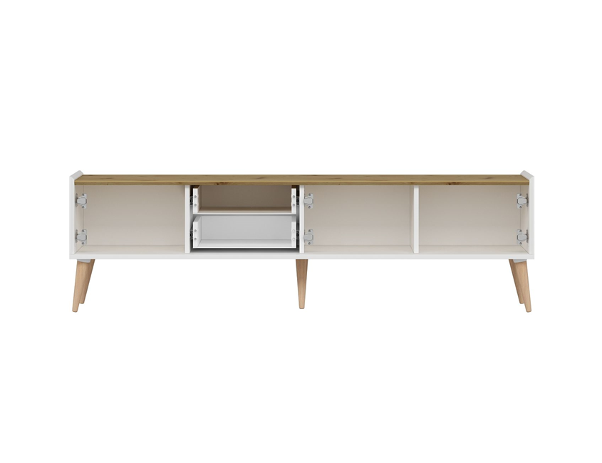 Mitra Tv Unit - White/Artisan