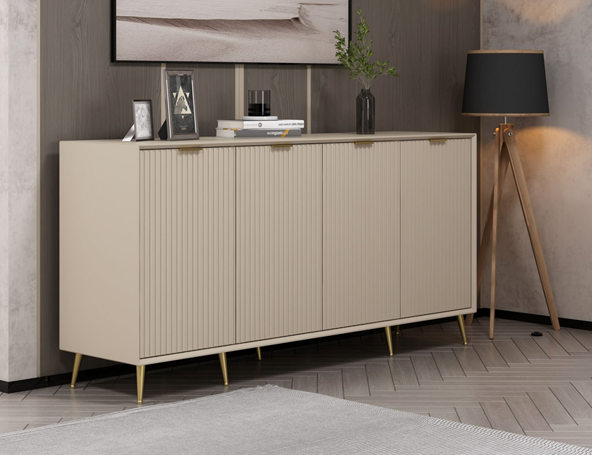 Kale Luxe Console 180Cm - Sandstone