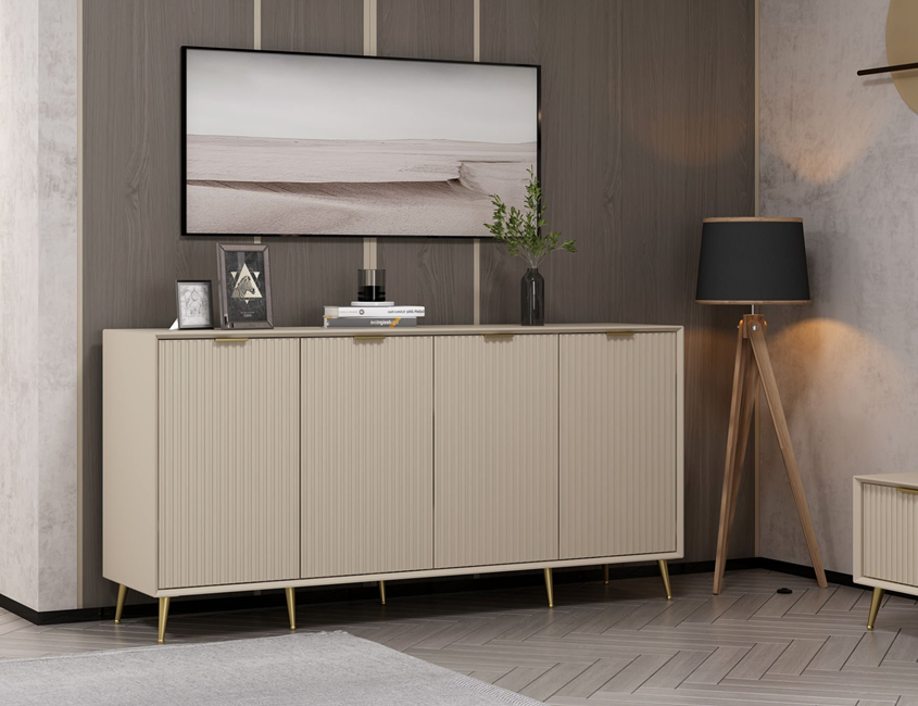 Kale Luxe Console 180Cm - Sandstone