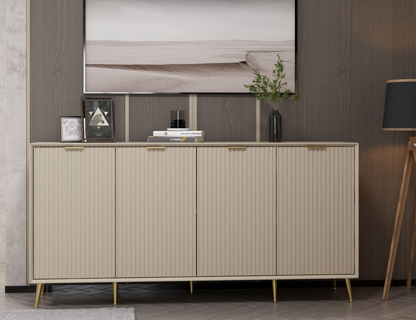 Kale Luxe Console 180Cm - Sandstone