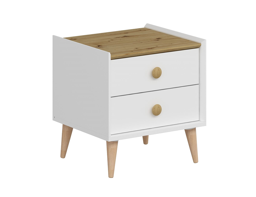 MITRA NIGHTSTAND - White - Artisan