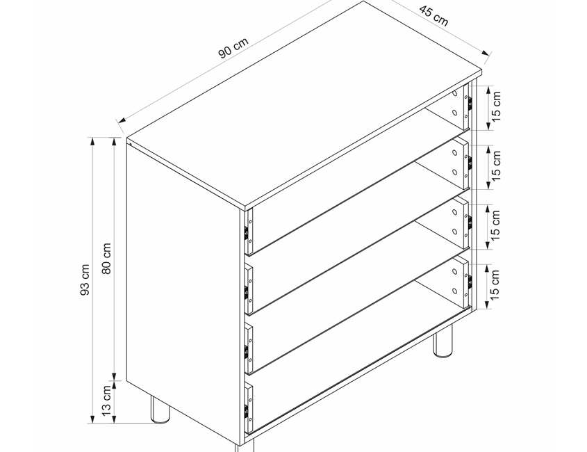 LOTUS DRESSER - Artisan / White