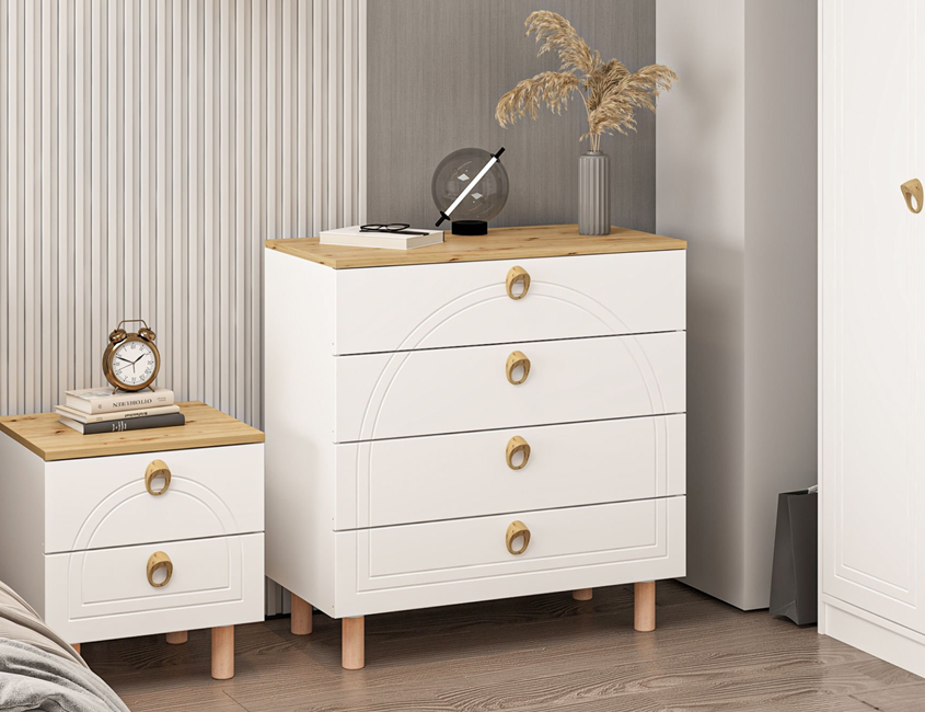 LOTUS DRESSER - Artisan / White