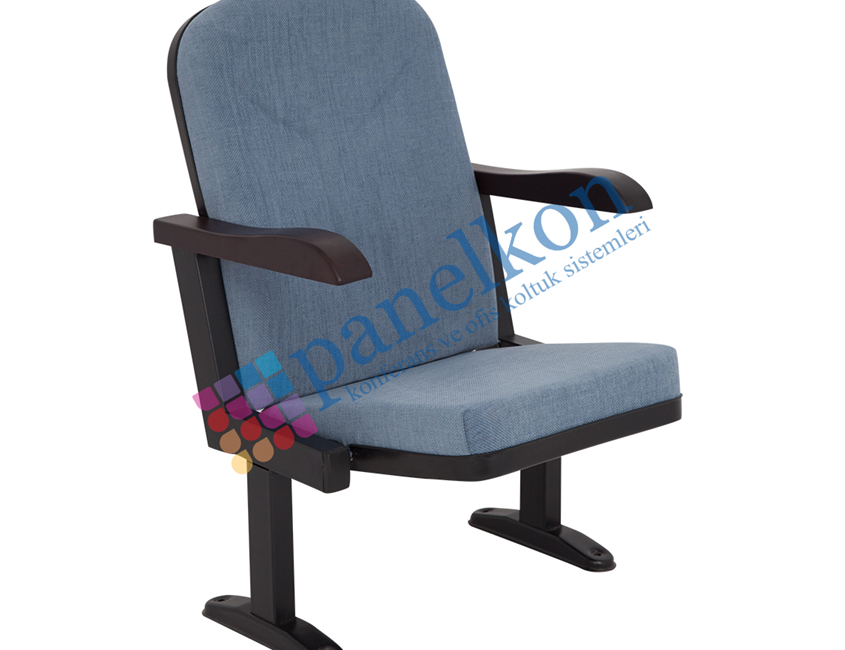 ROM OPEN ARM CONFERENCE CHAIR WITH WOODEN ARMREST