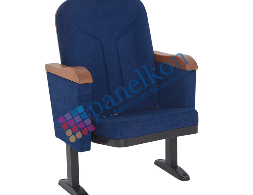 ROM CLOSED ARM CONFERENCE CHAIR WITH WOODEN ARMS