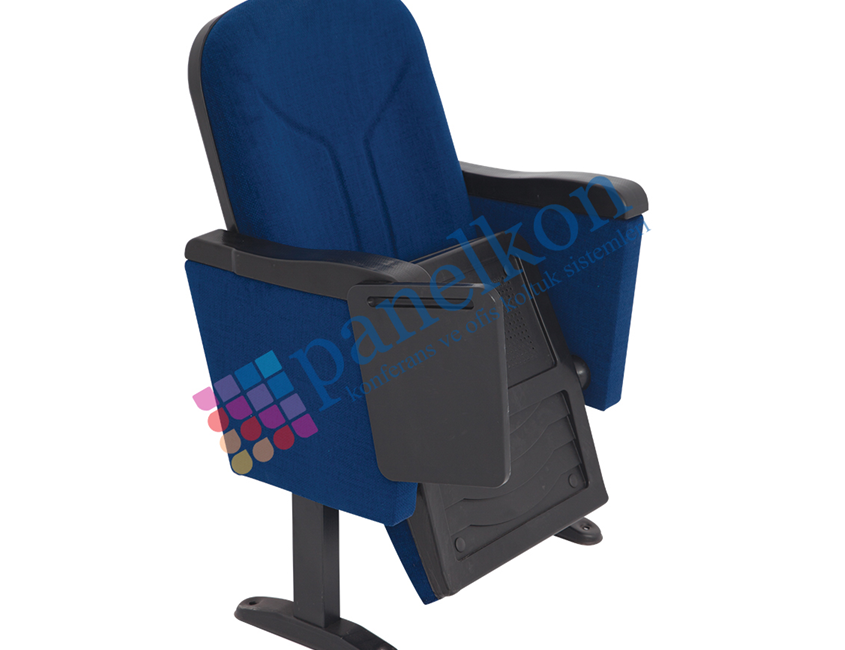 ROM CLOSED ARM CONFERENCE CHAIR WITH WRITING TABLE