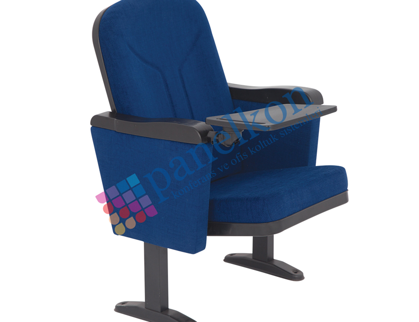 ROM CLOSED ARM CONFERENCE CHAIR WITH WRITING TABLE