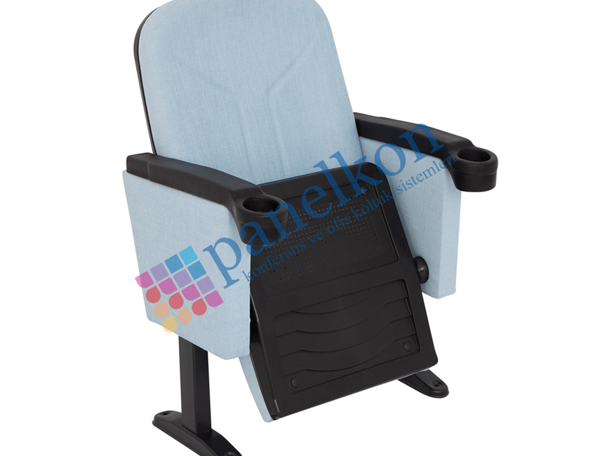 ROM CLOSED ARM POLYURETHANE CONFERENCE CHAIR WITH CUP HOLDER