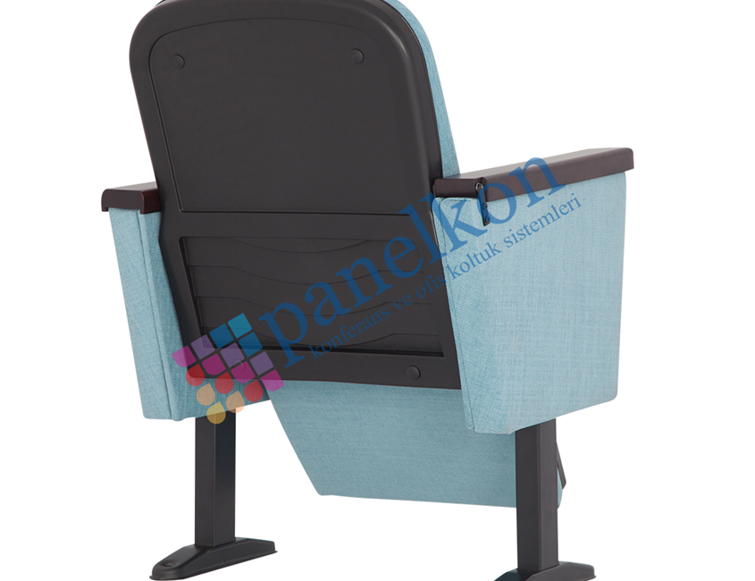 ROM ARMREST AND TABLE WITH WOODEN INNER REMOVABLE WRITING TABLE CONFERENCE CHAIR