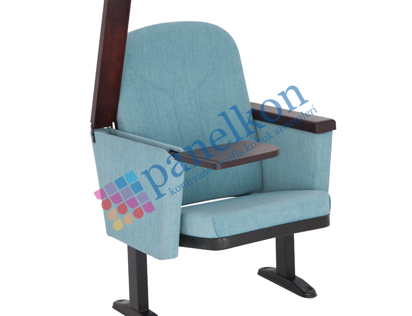 ROM ARMREST AND TABLE WITH WOODEN INNER REMOVABLE WRITING TABLE CONFERENCE CHAIR