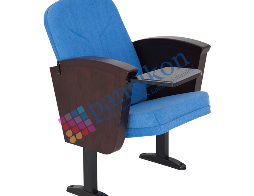 ROM SEMI-WOODEN ARM CONFERENCE CHAIR WITH REMOVABLE BACK SEAT UPHOLSTERY.