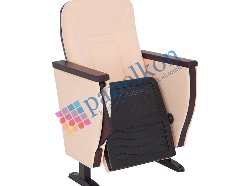 MARTIN ARMREST AND WOODEN ANTIPANIC TABLE CONFERENCE CHAIR