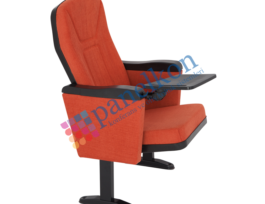 MARTIN CLOSED ARM, PLASTIC ARMREST AND TABLE, WRITING TABLE CONFERENCE CHAIR