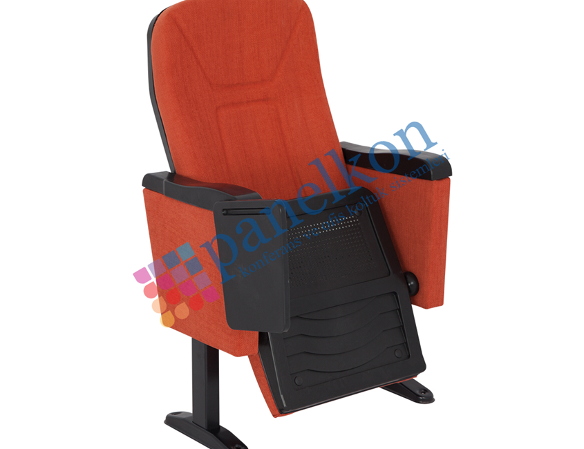 MARTIN CLOSED ARM, PLASTIC ARMREST AND TABLE, WRITING TABLE CONFERENCE CHAIR