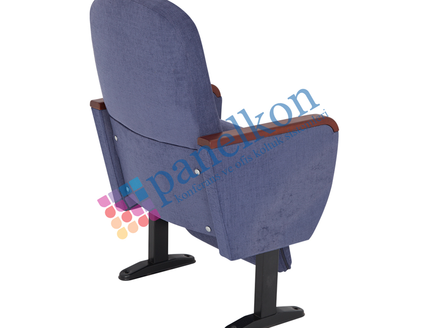 Soft Wooden Arm, Upholstered Back and Seat