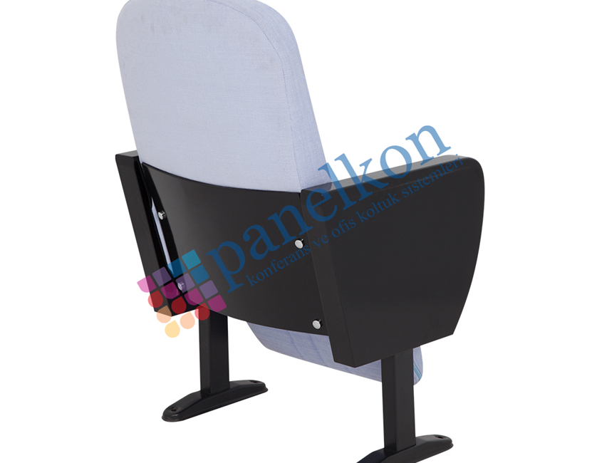 Asil Half Wooden Armrest, Half Wooden Back, Upholstered Conference Chair