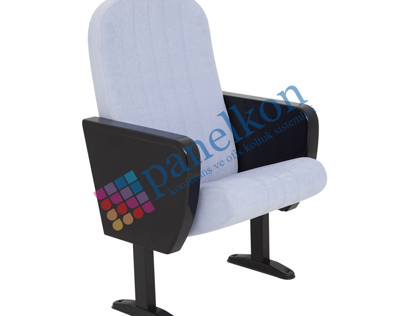 Asil Half Wooden Armrest, Half Wooden Back, Upholstered Conference Chair