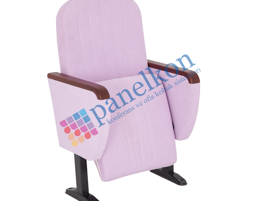 Asil Wooden Armrest, Upholstered Back and Seat Conference Chair