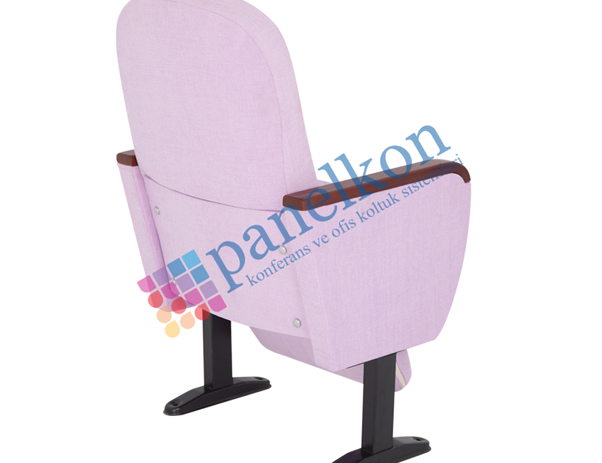 Asil Wooden Armrest, Upholstered Back and Seat Conference Chair