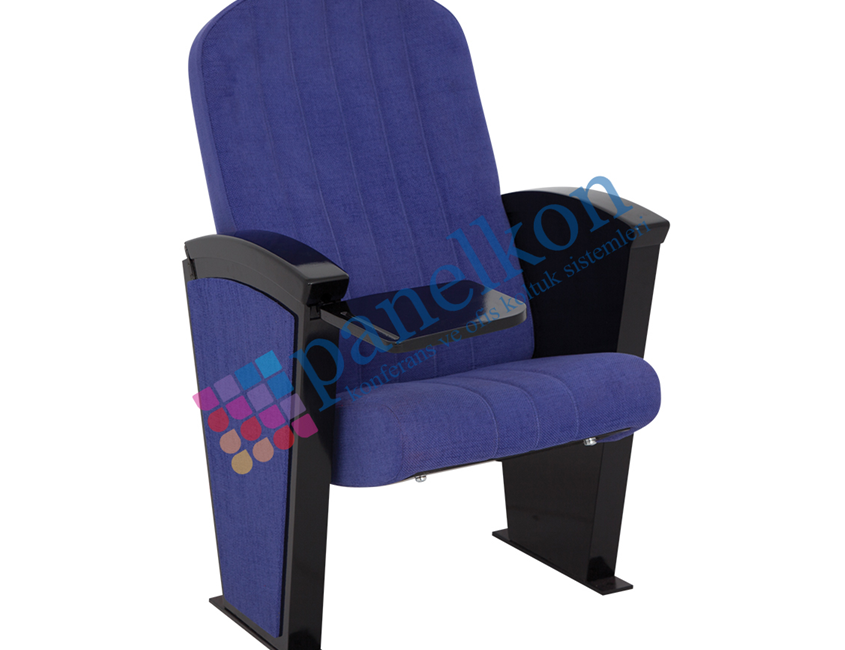  Asil Long Wooden Arm, Front Wooden, Upholstered Back and Row Head Conference Chair