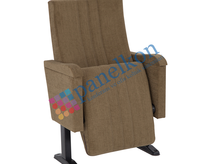 Ilgın Fully Upholstered Back and Seat with Wooden Armrest