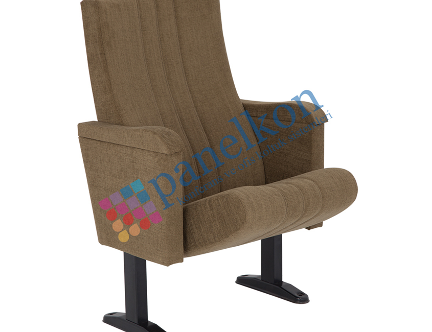 Ilgın Fully Upholstered Back and Seat with Wooden Armrest