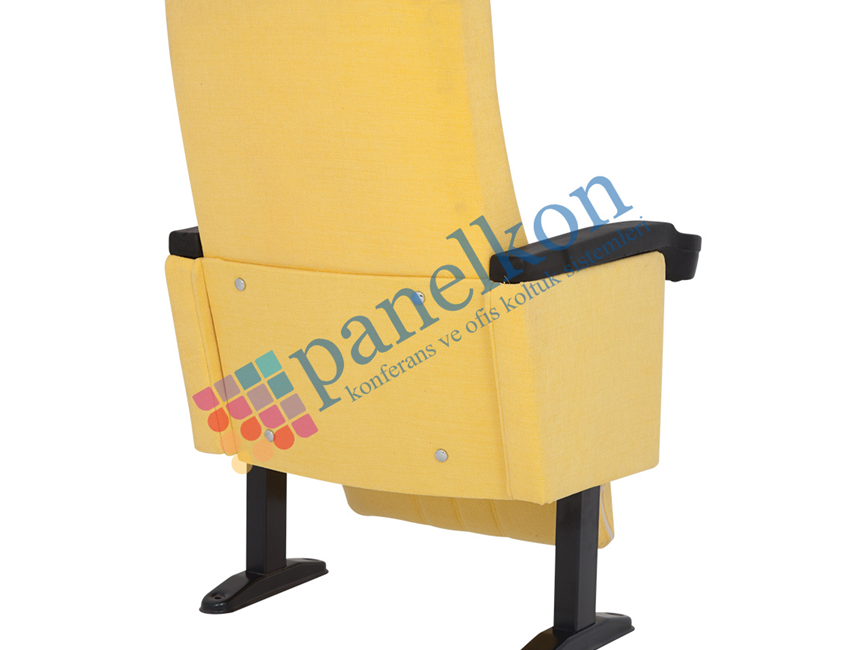 Ilgın Polyurethane Chair With A Padded Back And Seat, Featuring Cup Holders.