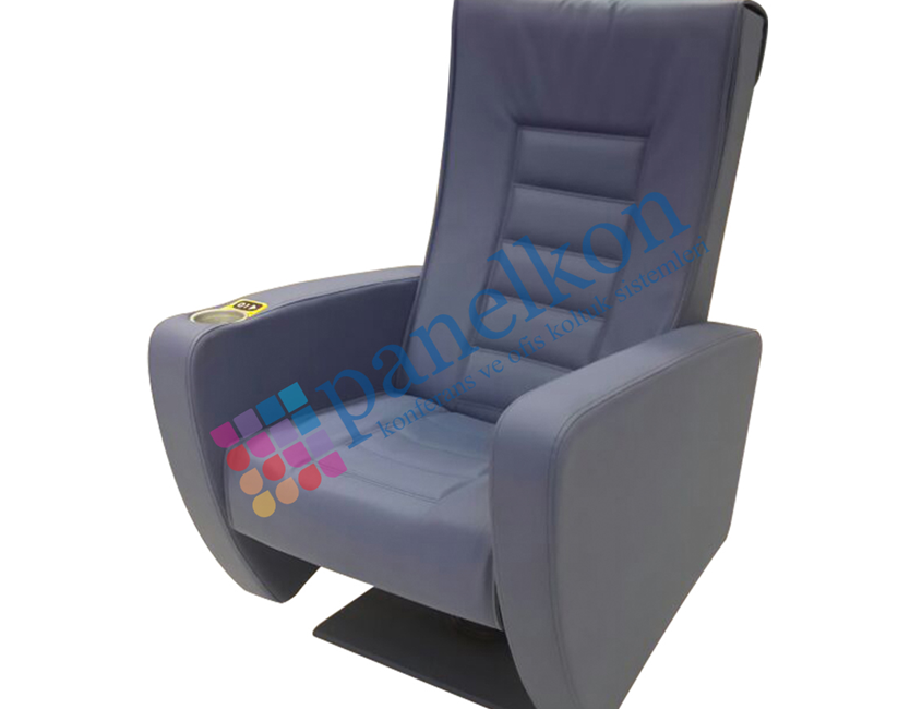 Sinema Ekol Armchair with Cup Holder for Cinema and Theatre