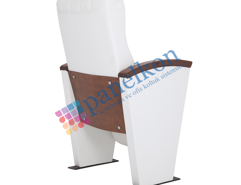 Palet Long Upholstered, Wooden Arm, Half-Wooden Back, Upholstered Seat, Wooden Armrests