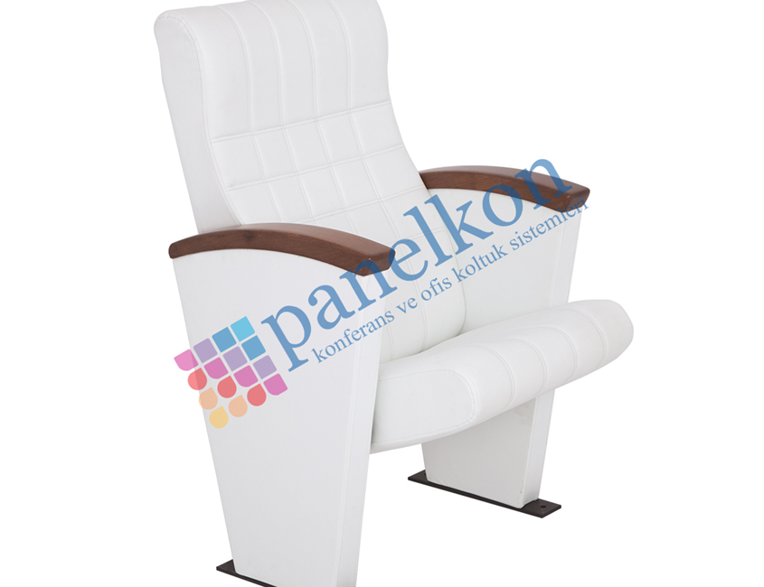 Palet Long Upholstered, Wooden Arm, Half-Wooden Back, Upholstered Seat, Wooden Armrests