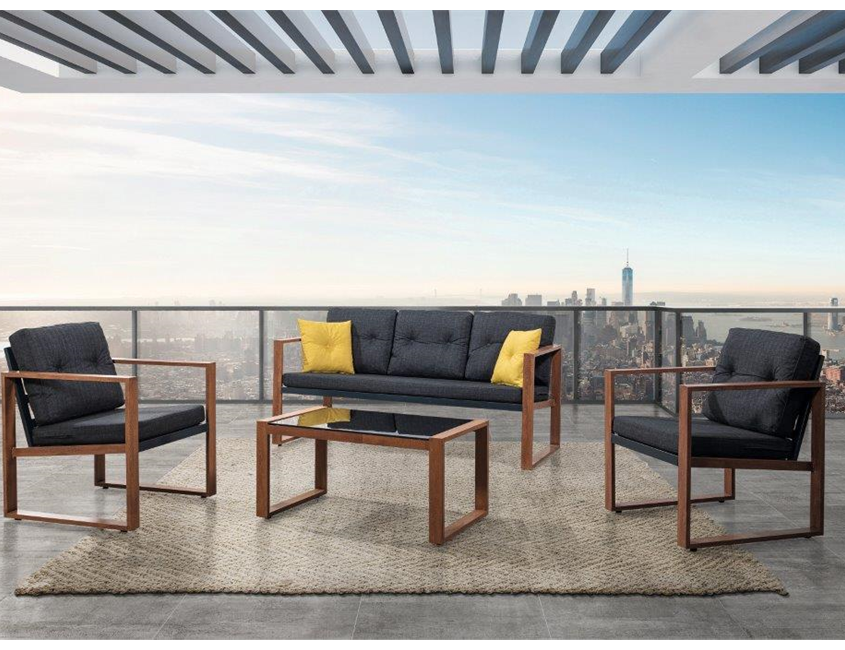 Prada Balcony Set (3+1+1+Coffee Table)