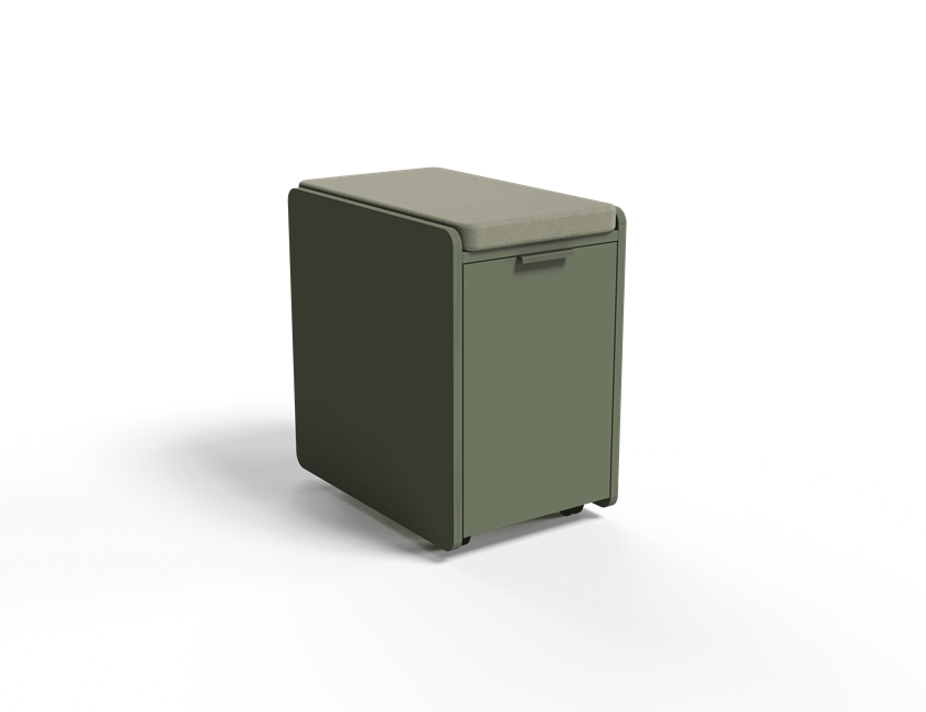 Tiny 3-Drawer Pouf Caisson